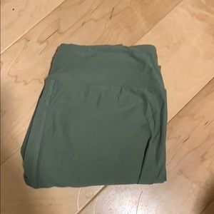 Olive Green LuLaRoe Leggings- Size Os